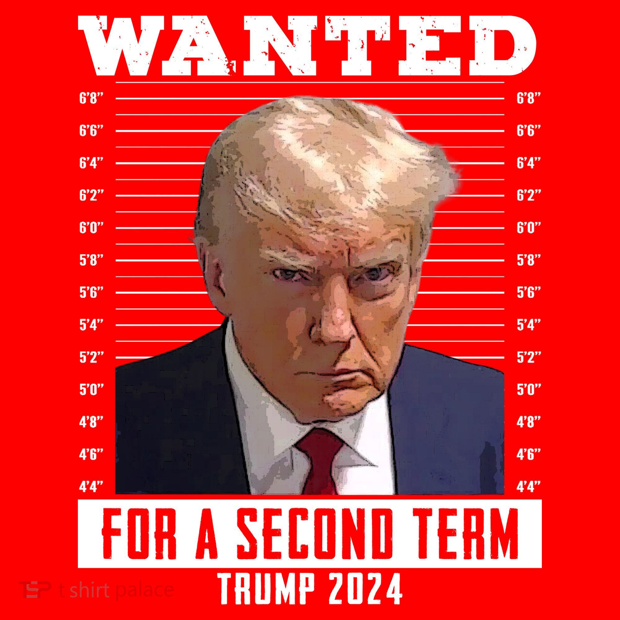 Wanted For A Second Term Trump 2024 Mugshot Hat