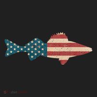 Walleye Fishing American Flag Sauger Angling Tumbler thumb 3