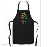 Womens Face Abstract Juneteenth Art Back History Women African Apron thumb 0