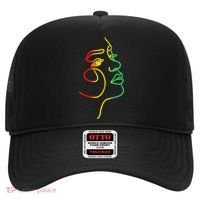 Womens Face Abstract Juneteenth Art Back History Women African Hat thumb 0