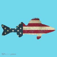 Walleye Fishing American Flag Vintage Patriotic Fisherman Gift T-Shirt thumb 6