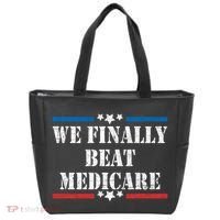 We Finally Beat Medicare Funny Political Tote Bag thumb 0