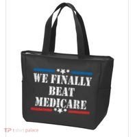 We Finally Beat Medicare Funny Political Tote Bag thumb 3