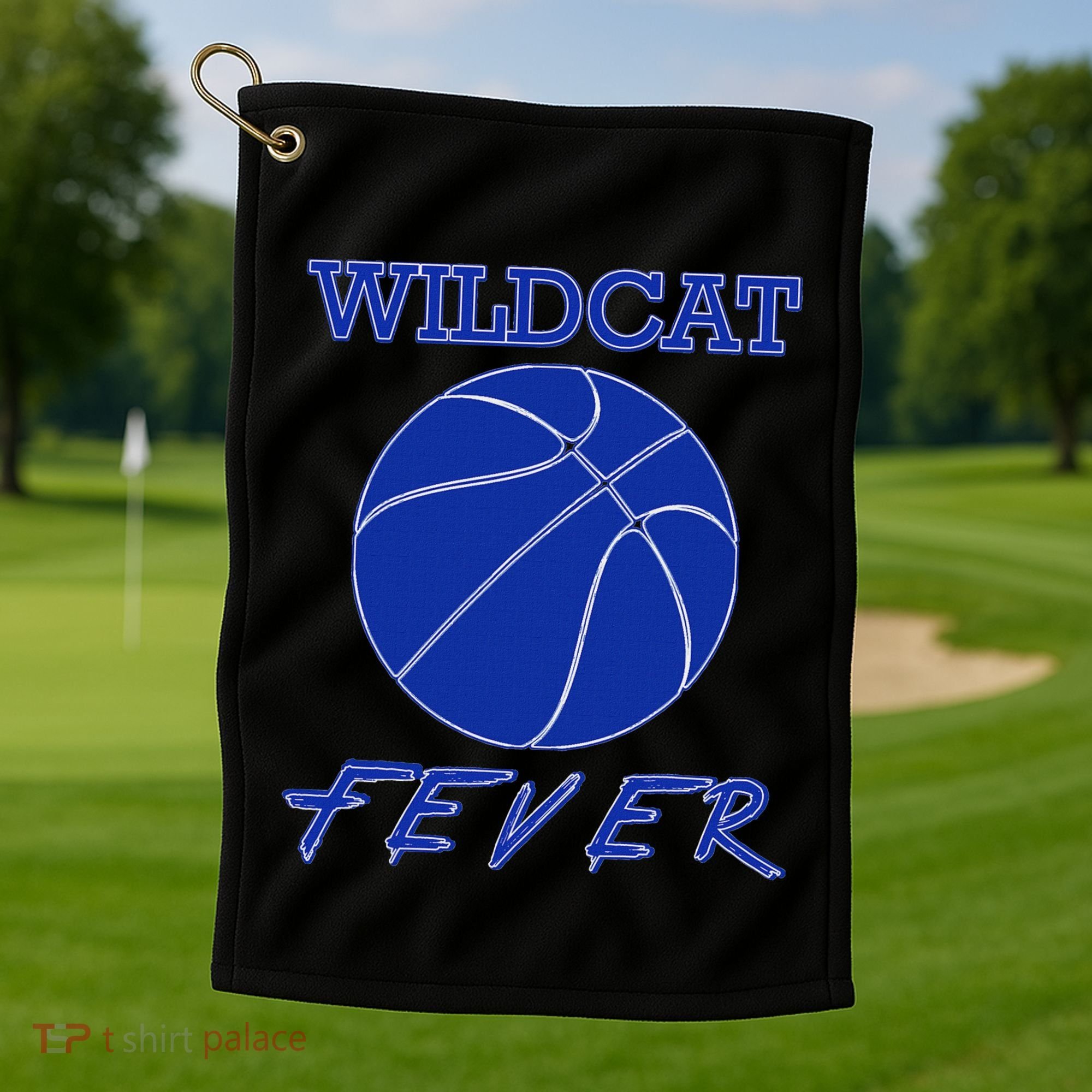 Wildcat Fever Basketball Wildcats Golf Towel