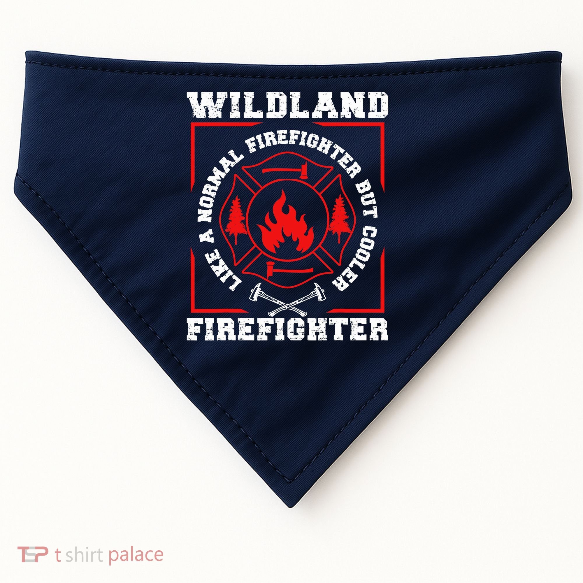 Wildland Firefighter But Cooler Wildland Fireman USA-Made Doggie Bandana
