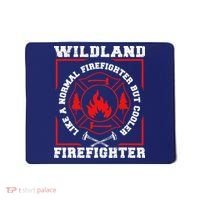 Wildland Firefighter But Cooler Wildland Fireman Mousepad thumb 0