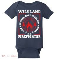 Wildland Firefighter But Cooler Wildland Fireman Baby Bodysuit thumb 0