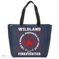 Wildland Firefighter But Cooler Wildland Fireman Tote Bag thumb 0