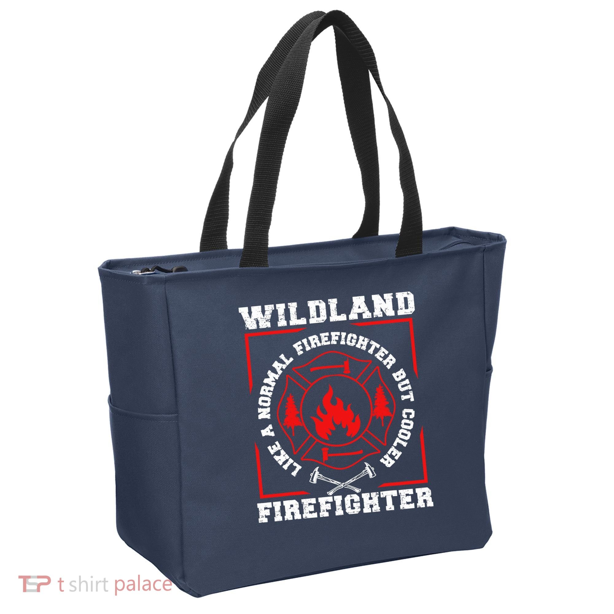 Wildland Firefighter But Cooler Wildland Fireman Tote Bag