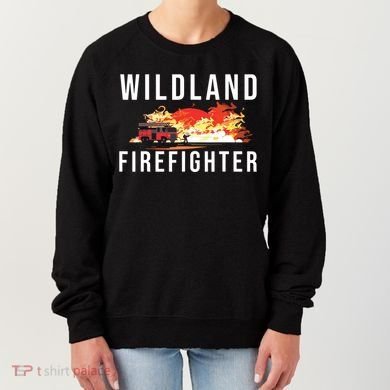 Wildland Firefighter Boots Fireman Fire Rescue Firefighting Women's Sweatshirt