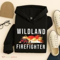 Wildland Firefighter Boots Fireman Fire Rescue Firefighting Hoodie thumb 4