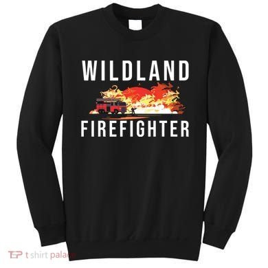 Wildland Firefighter Boots Fireman Fire Rescue Firefighting Sweatshirt