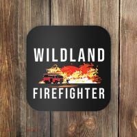 Wildland Firefighter Boots Fireman Fire Rescue Firefighting Coaster thumb 0