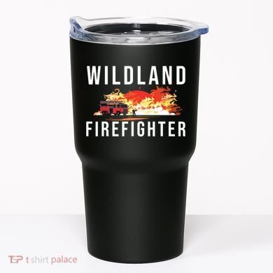 Wildland Firefighter Boots Fireman Fire Rescue Firefighting Tumbler