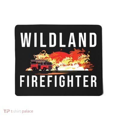 Wildland Firefighter Boots Fireman Fire Rescue Firefighting Mousepad