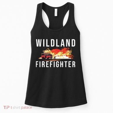 Wildland Firefighter Boots Fireman Fire Rescue Firefighting Women's Tank Top