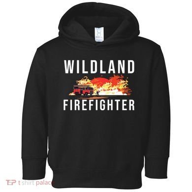 Wildland Firefighter Boots Fireman Fire Rescue Firefighting Toddler Hoodie