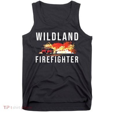 Wildland Firefighter Boots Fireman Fire Rescue Firefighting Tank Top