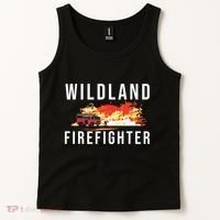 Wildland Firefighter Boots Fireman Fire Rescue Firefighting Tank Top thumb 2