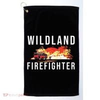 Wildland Firefighter Boots Fireman Fire Rescue Firefighting Golf Towel thumb 0