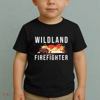 Wildland Firefighter Boots Fireman Fire Rescue Firefighting Toddler T-Shirt thumb 2