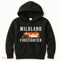 Wildland Firefighter Boots Fireman Fire Rescue Firefighting Kids Hoodie thumb 0