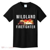 Wildland Firefighter Boots Fireman Fire Rescue Firefighting Kids T-Shirt thumb 0