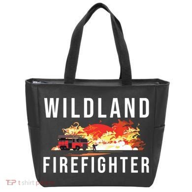 Wildland Firefighter Boots Fireman Fire Rescue Firefighting Tote Bag