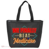 We Finally Beat Medicare Funny Political Statement Tote Bag thumb 0