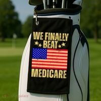 We Finally Beat Medicare Golf Towel thumb 2