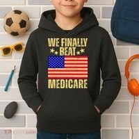 We Finally Beat Medicare Kids Hoodie thumb 2