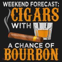 Weekend Forecast Cigars Chance Of Bourbon Cigar For Dad Hoodie thumb 7