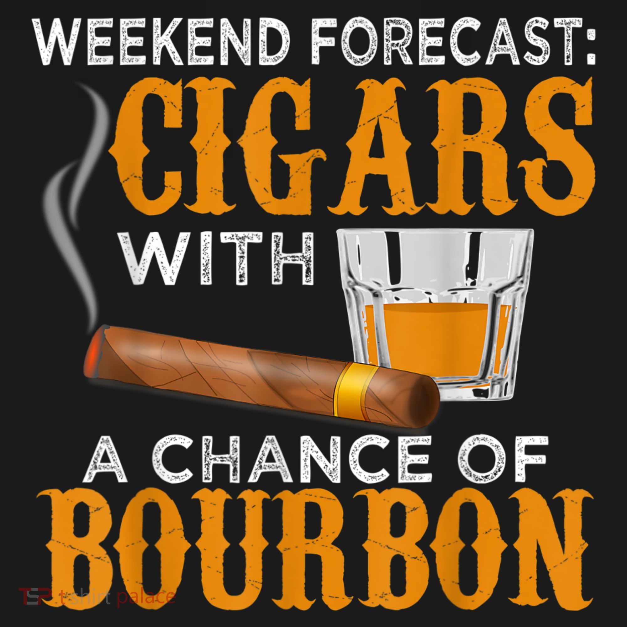 Weekend Forecast Cigars Chance Of Bourbon Cigar For Dad Long Sleeve Shirt