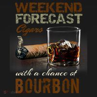 Weekend Forecast Cigars With Chance Bourbon Men Doggie Tank thumb 4
