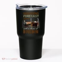 Weekend Forecast Cigars With Chance Bourbon Men Tumbler thumb 0