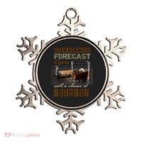 Weekend Forecast Cigars With Chance Bourbon Men Ornament thumb 0