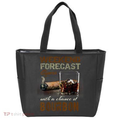 Weekend Forecast Cigars With Chance Bourbon Men Tote Bag