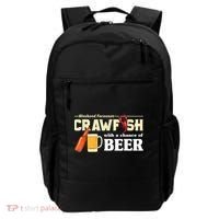 Weekend Forecast Crawfish With A Chance Of Beer Backpack thumb 0