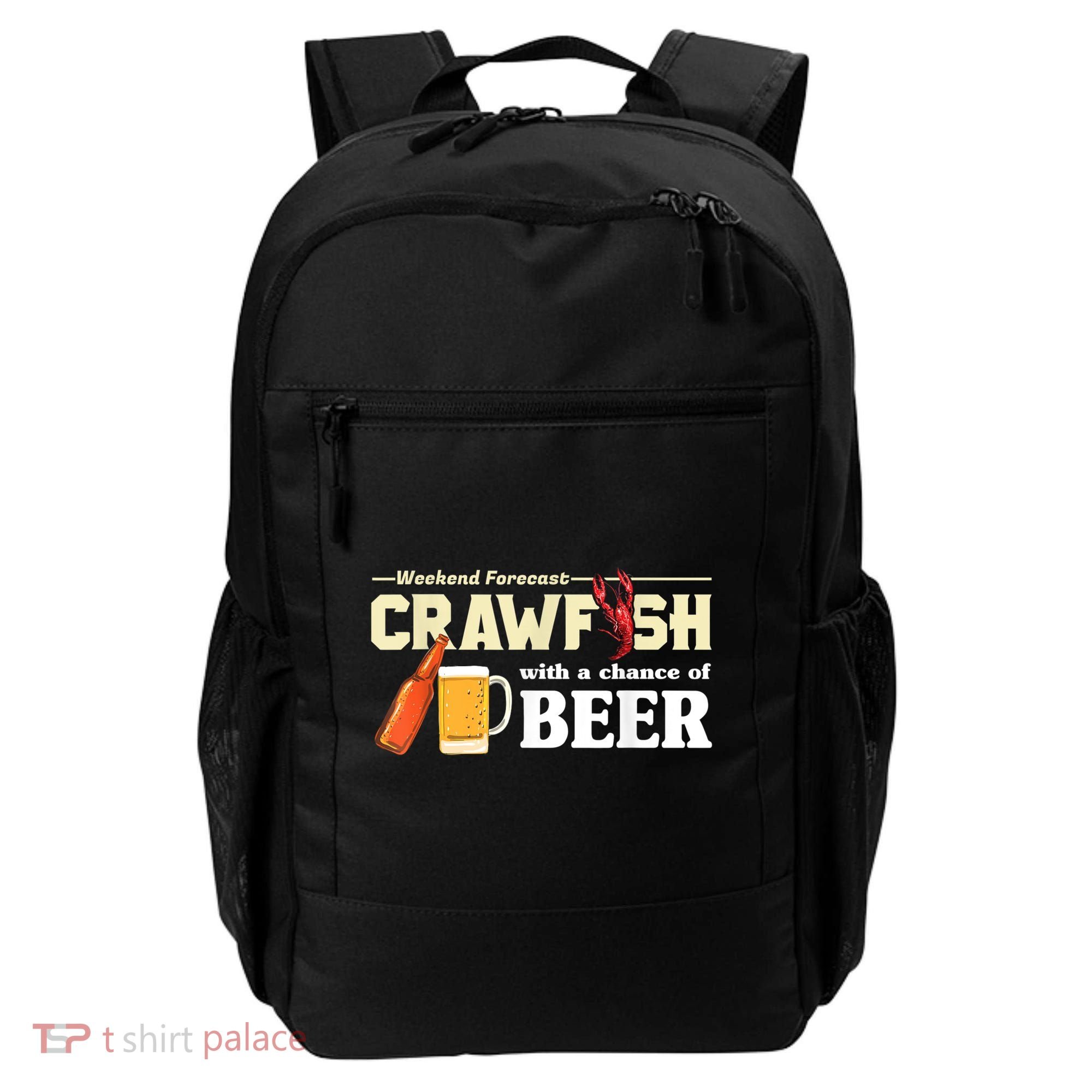 Weekend Forecast Crawfish With A Chance Of Beer Backpack