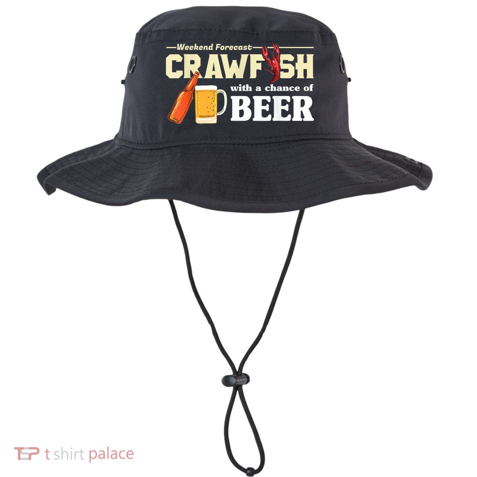 Weekend Forecast Crawfish With A Chance Of Beer Bucket Hat