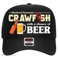 Weekend Forecast Crawfish With A Chance Of Beer Hat thumb 0