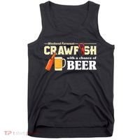 Weekend Forecast Crawfish With A Chance Of Beer Tank Top thumb 0