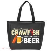 Weekend Forecast Crawfish With A Chance Of Beer Tote Bag thumb 0