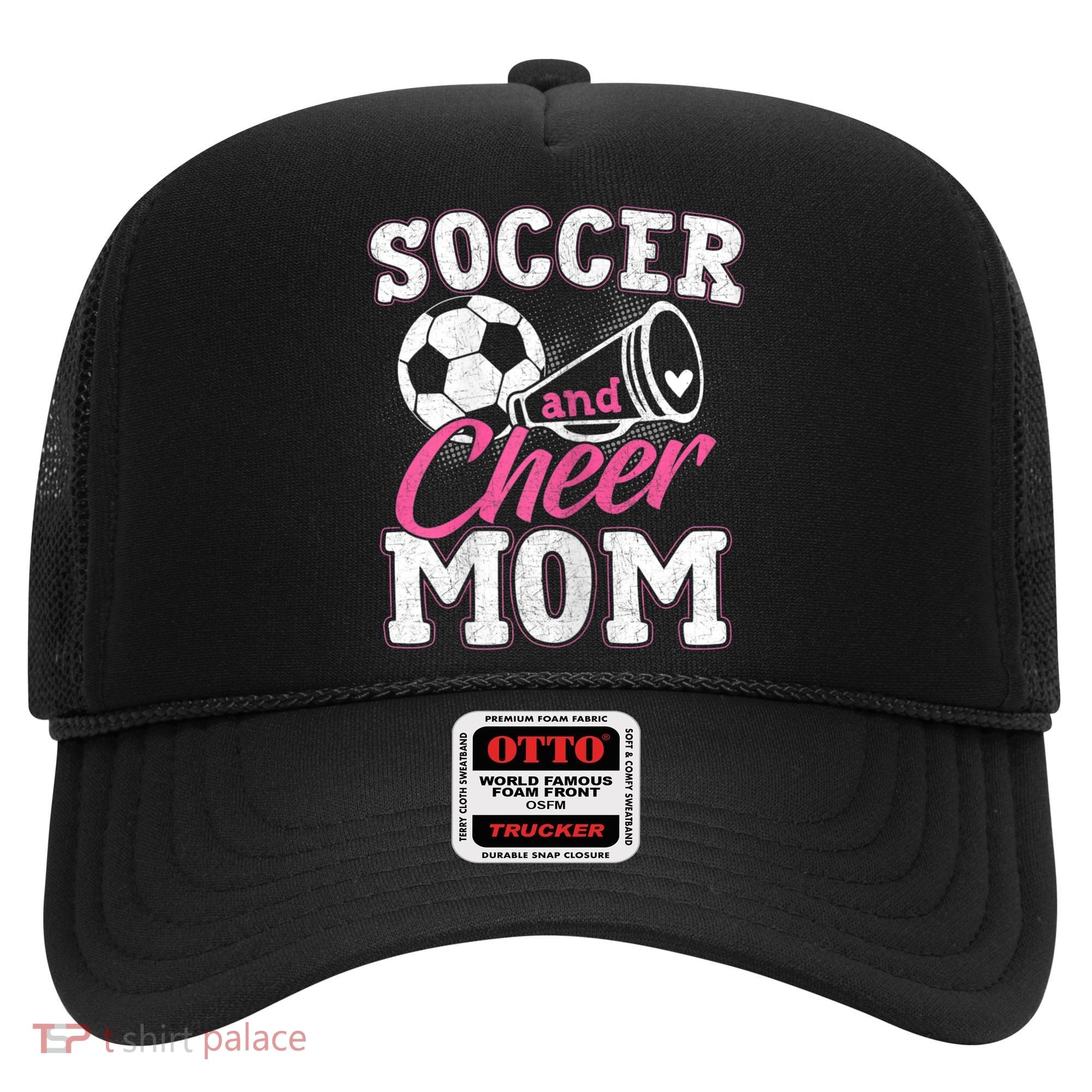 Womens Funny Cheerleading Mom Soccer And Cheer Mom Hat