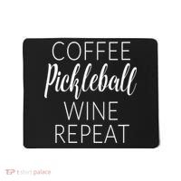Womens Funny Coffee Pickleball Wine Repeat Gift VNeck TShirt Mousepad thumb 0