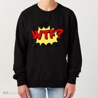 Wtf Funny Comic Book Wtf Gift Women's Sweatshirt thumb 0