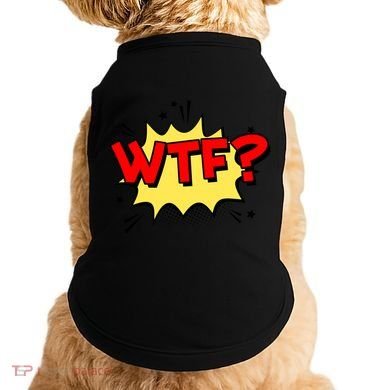 Wtf Funny Comic Book Wtf Gift Doggie Tank