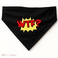 Wtf Funny Comic Book Wtf Gift USA-Made Doggie Bandana thumb 0