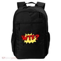 Wtf Funny Comic Book Wtf Gift Backpack thumb 0