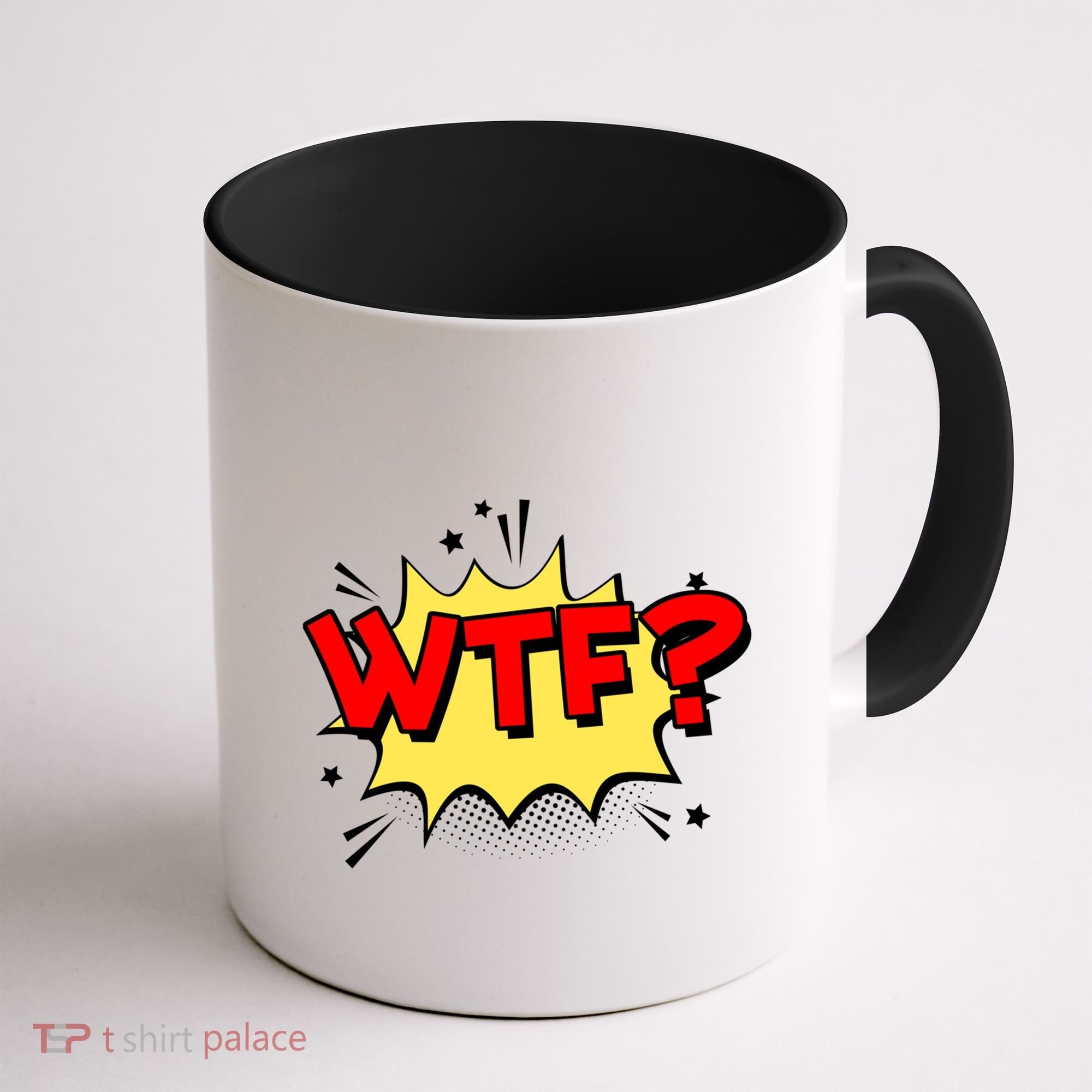 Wtf Funny Comic Book Wtf Gift Coffee Mug